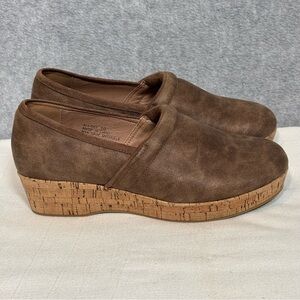 Corkys All Day Slip On Clogs Dress Casual Shoes-Tan-Women Size 10 NWOT